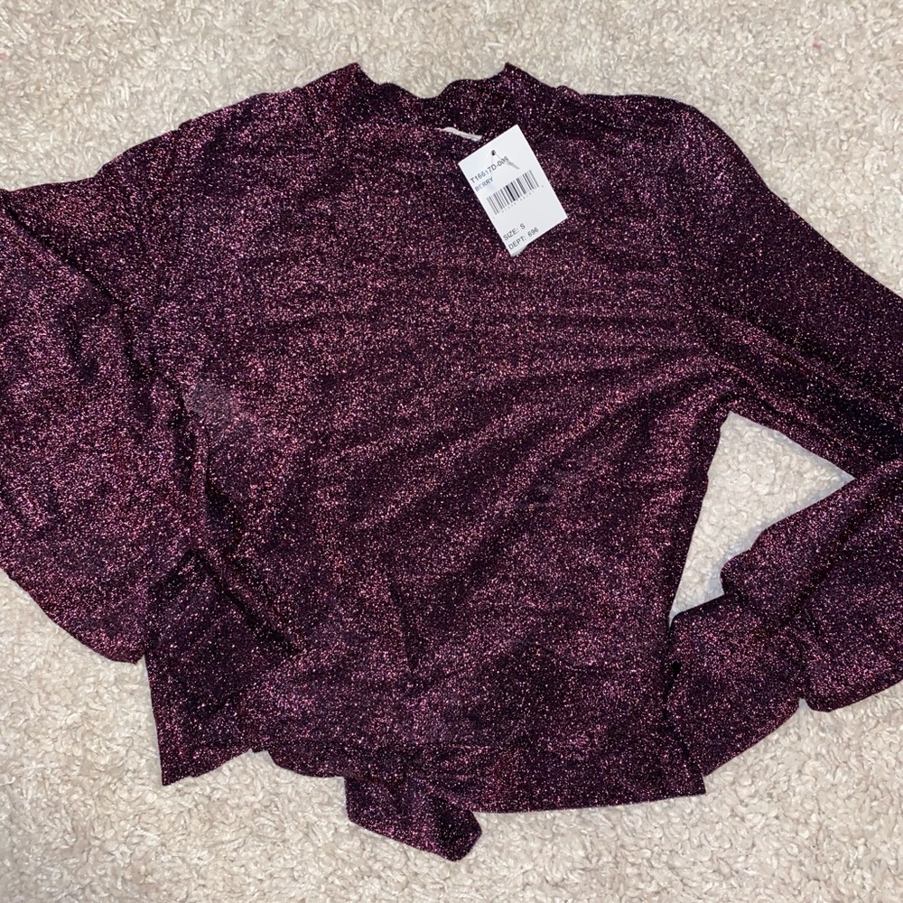 sparkly women’s top